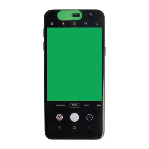 Mobiltelefon kamera takaró (Zöld)