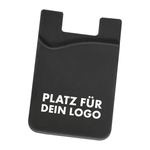 Telefonra ragasztható kártyatartó (Fekete)