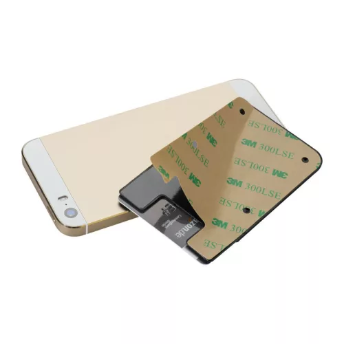 Telefonra ragasztható kártyatartó (Fekete)