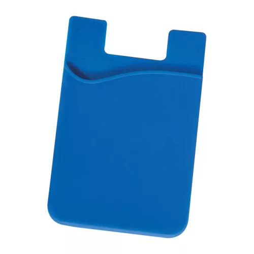 Telefonra ragasztható kártyatartó (Kék)