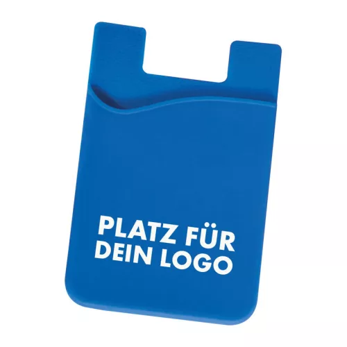 Telefonra ragasztható kártyatartó (Kék)