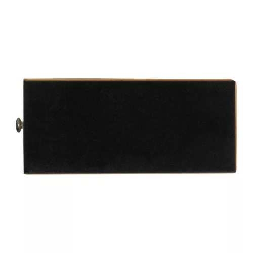 Bambusz asztali írószertartó analóg órával