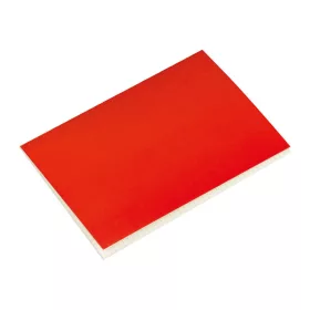 A5 kockás jegyzetfüzet (Piros)