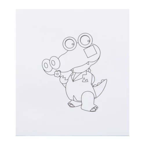 Öko kifestőkönyv 12 színes ceruzakészlettel