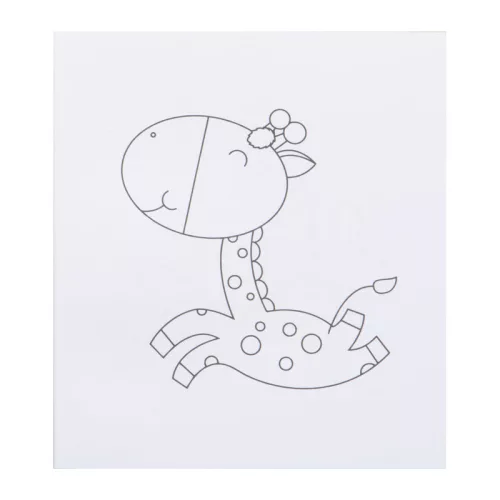 Öko kifestőkönyv 12 színes ceruzakészlettel