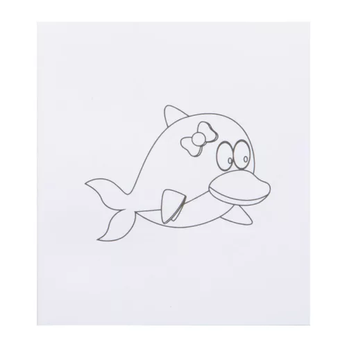 Öko kifestőkönyv 12 színes ceruzakészlettel