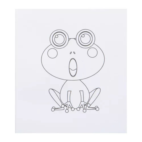 Öko kifestőkönyv 12 színes ceruzakészlettel