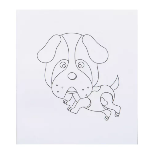 Öko kifestőkönyv 12 színes ceruzakészlettel