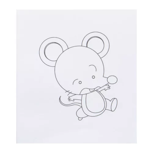 Öko kifestőkönyv 12 színes ceruzakészlettel