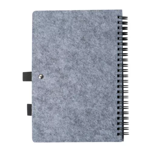 A5 RPET jegyzetfüzet (Szürke)
