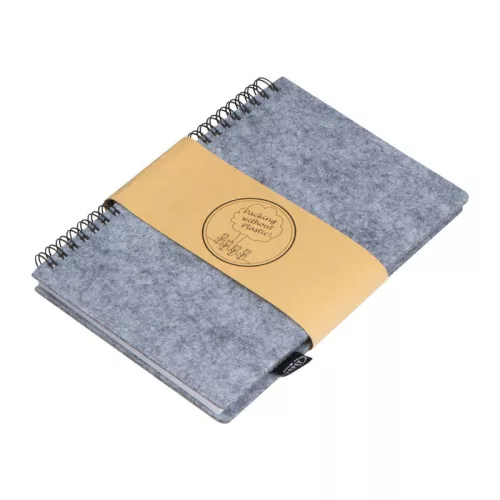 A5 RPET jegyzetfüzet (Szürke)