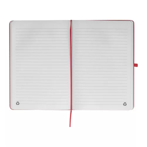 A5 újrahasznosított RPU jegyzetfüzet (Piros)