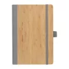 A5 bambusz jegyzetfüzet (Szürke)