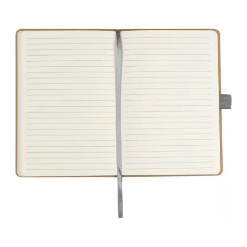 A5 bambusz jegyzetfüzet (Szürke)