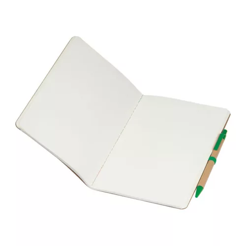 A5 jegyzetfüzet golyóstollal (Zöld)