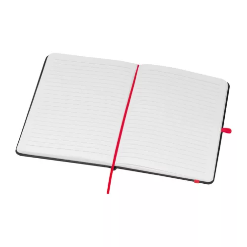 A5 jegyzetfüzet gravírozható PU borítóval (Piros)
