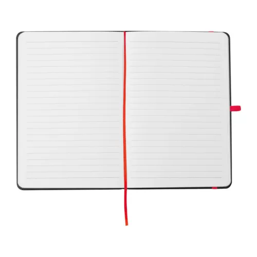 A5 jegyzetfüzet gravírozható PU borítóval (Piros)