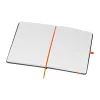 A5 jegyzetfüzet gravírozható PU borítóval (Narancssárga)