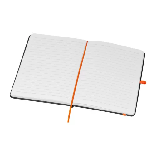 A5 jegyzetfüzet gravírozható PU borítóval (Narancssárga)