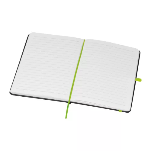 A5 jegyzetfüzet gravírozható PU borítóval (Világos Zöld)