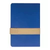 Mágneses záródású A5 műbőr jegyzetfüzet (Sötétkék)