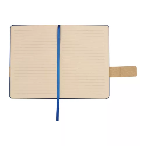 Mágneses záródású A5 műbőr jegyzetfüzet (Sötétkék)