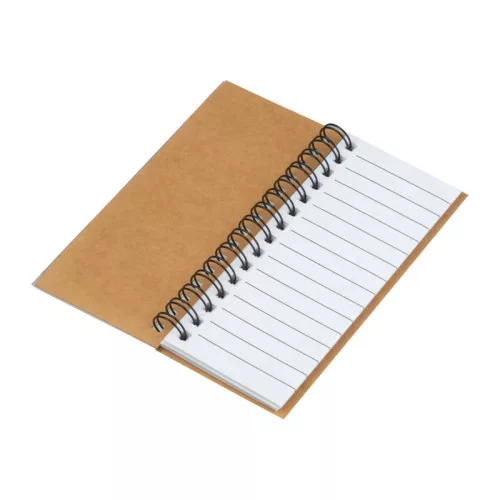 Spirálos jegyzettömb jelölőkkel