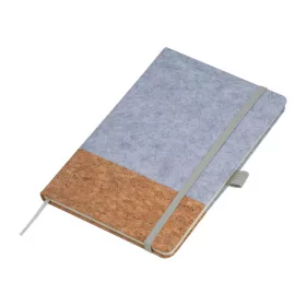 A5 jegyzetfüzet parafa és filc borítóval