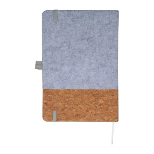 A5 jegyzetfüzet parafa és filc borítóval
