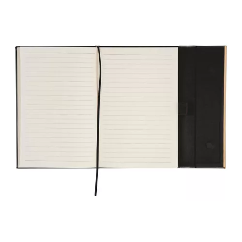 A5 jegyzetfüzet és golyóstoll készlet (Fekete)