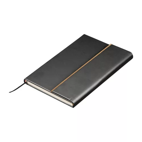 A5 jegyzetfüzet és golyóstoll készlet (Fekete)