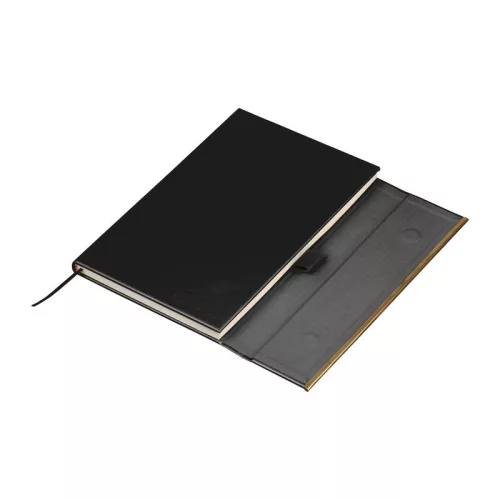 A5 jegyzetfüzet és golyóstoll készlet (Fekete)