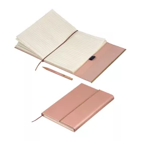 A5 jegyzetfüzet és golyóstoll készlet (Rose Gold)