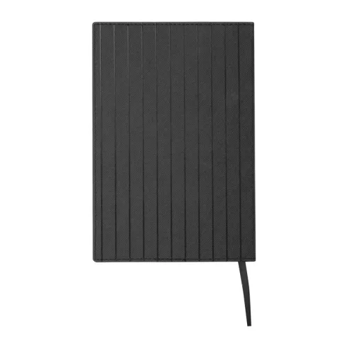 A5 PU borítású "Stripes" jegyzetfüzet (Fekete)
