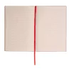 A5 PU borítású "Stripes" jegyzetfüzet (Piros)