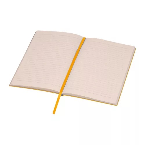 A5 PU borítású "Stripes" jegyzetfüzet (Sárga)