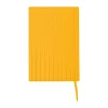 A5 PU borítású "Stripes" jegyzetfüzet (Sárga)