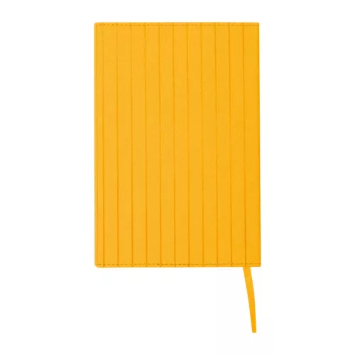 A5 PU borítású "Stripes" jegyzetfüzet (Sárga)
