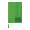 A5 PU borítású "Stripes" jegyzetfüzet (Zöld)
