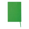 A5 PU borítású "Stripes" jegyzetfüzet (Zöld)