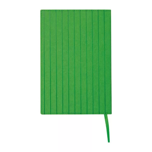 A5 PU borítású "Stripes" jegyzetfüzet (Zöld)