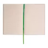 A5 PU borítású "Stripes" jegyzetfüzet (Zöld)