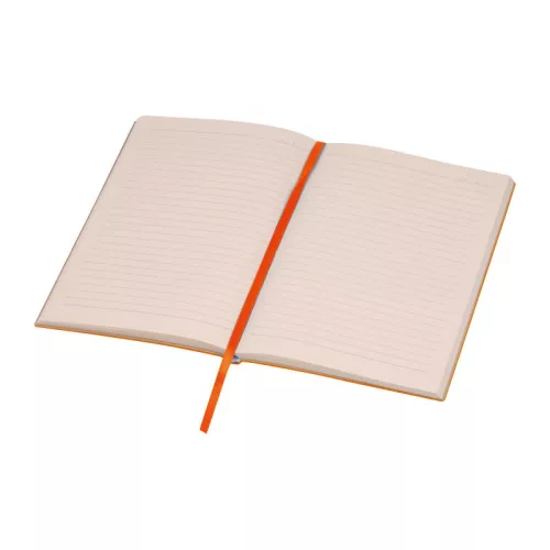 A5 PU borítású "Stripes" jegyzetfüzet (Narancssárga)