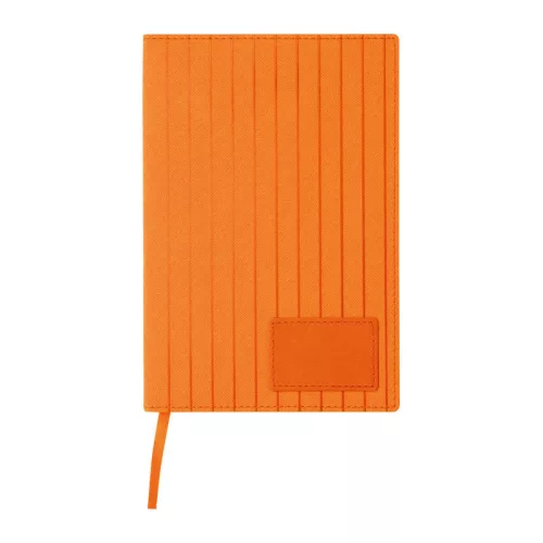 A5 PU borítású "Stripes" jegyzetfüzet (Narancssárga)