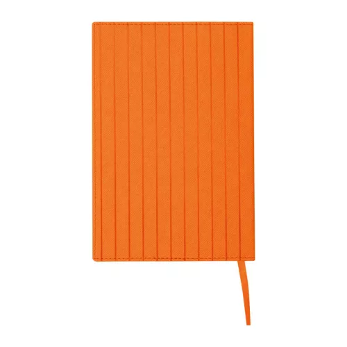 A5 PU borítású "Stripes" jegyzetfüzet (Narancssárga)