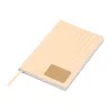 A5 PU borítású "Stripes" jegyzetfüzet (Bézs)