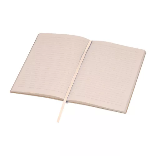 A5 PU borítású "Stripes" jegyzetfüzet (Bézs)