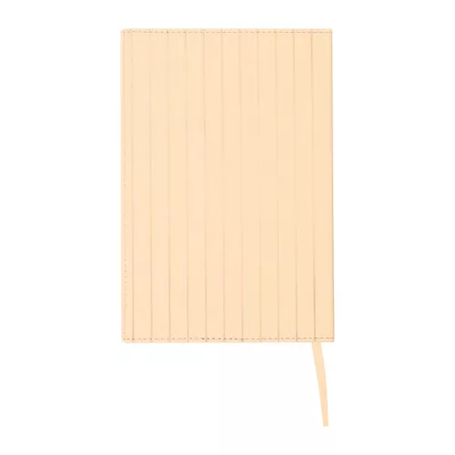 A5 PU borítású "Stripes" jegyzetfüzet (Bézs)