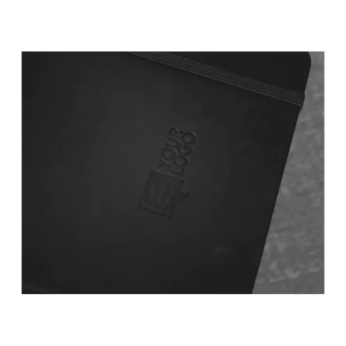 A5 újrahasznosított jegyzetfüzet (Fekete)