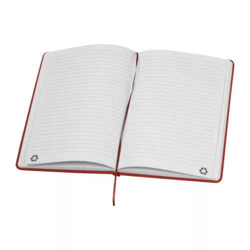 A5 újrahasznosított jegyzetfüzet (Piros)